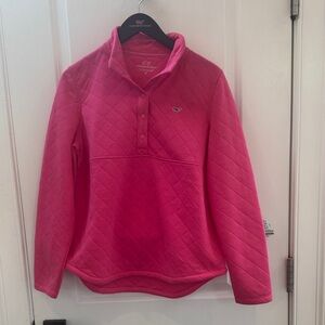 Vineyard Vines Quilted 1/4 Snap Shep